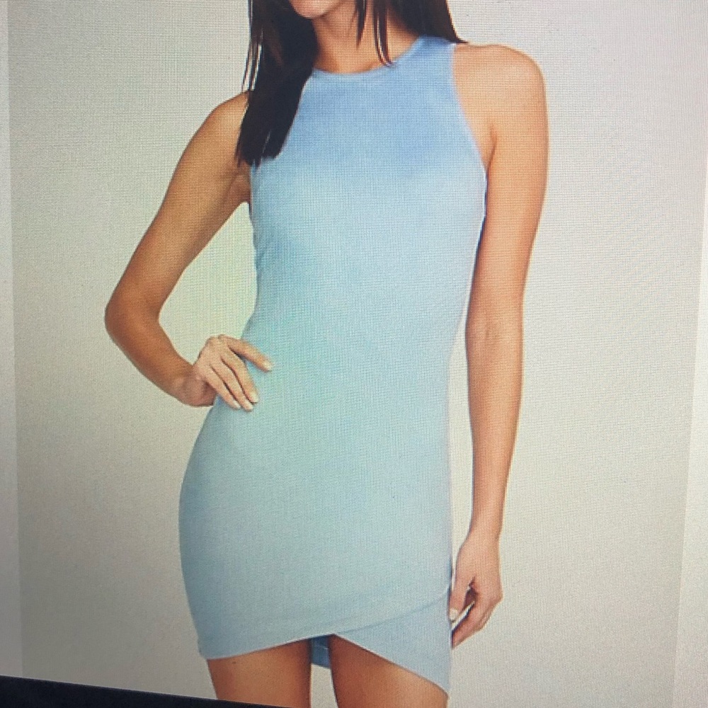 Blue Suede dress